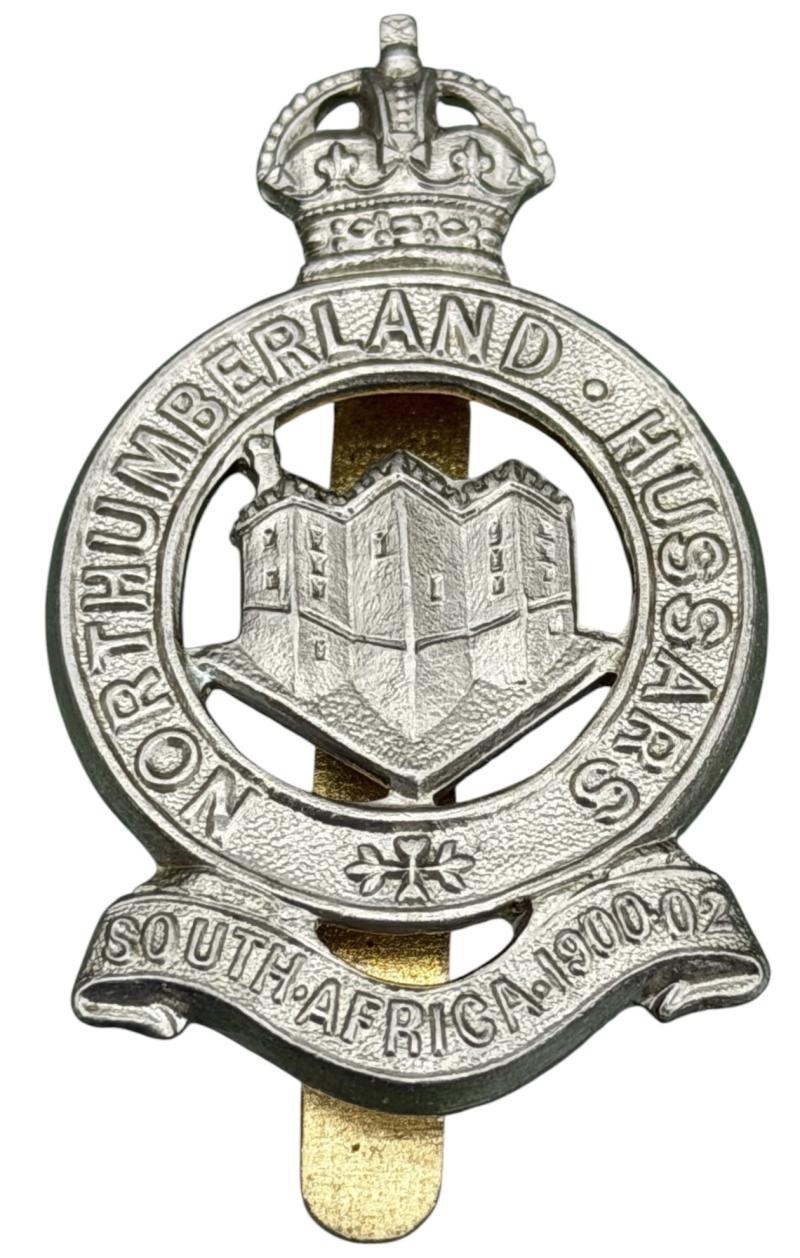 British WW2 Northhumberland Hussars Cap Badge