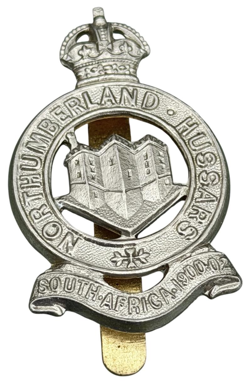 British WW2 Northhumberland Hussars Cap Badge