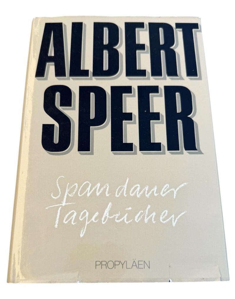 Albert Speer Book with original Autograph