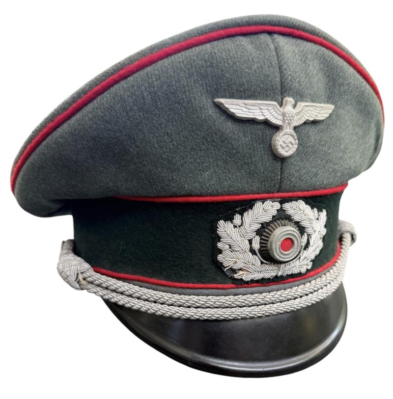Wehrmacht Artillery Officers Visor Cap