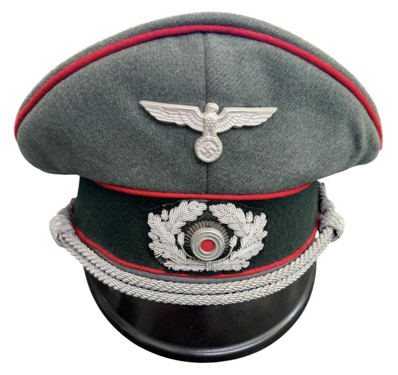 Wehrmacht Artillery Officers Visor Cap
