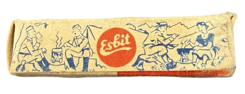 Wehrmacht Esbit Cooker with original Fuel Blok Packaging