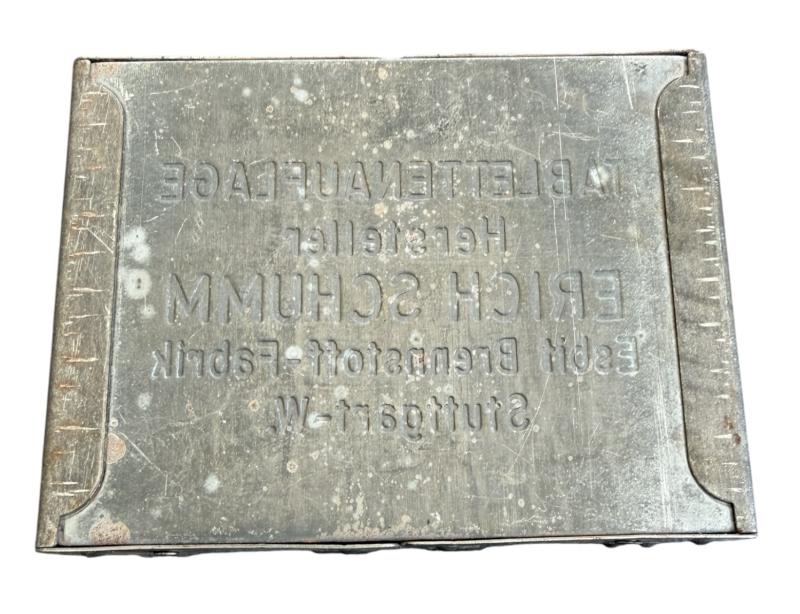 Wehrmacht Esbit Cooker with original Fuel Blok Packaging