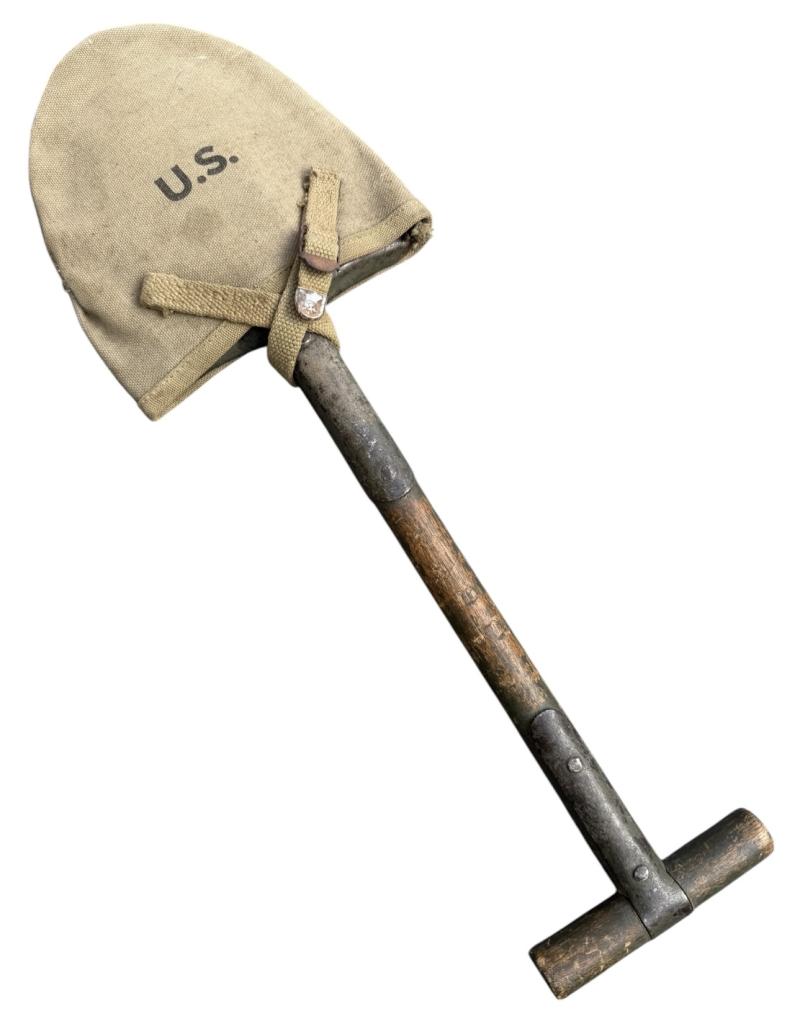 US WW2 T Shovel and Cover