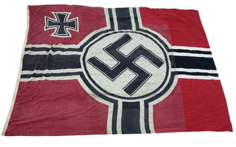 Big size Kriegsmarine marked Reichs Kriegsfahne