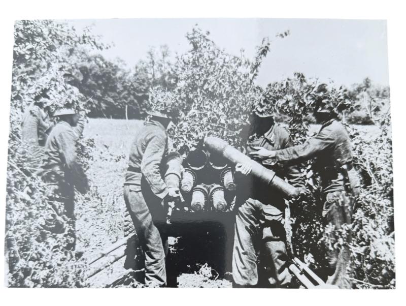 Very nice photograph of Wehrmacht Nebel truppe Soldiers