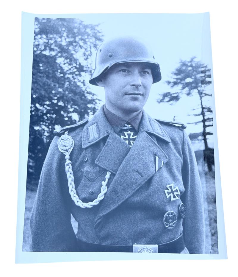 Very nice photograph of Wehrmacht Assault Gun, Knights Cross recipiënt