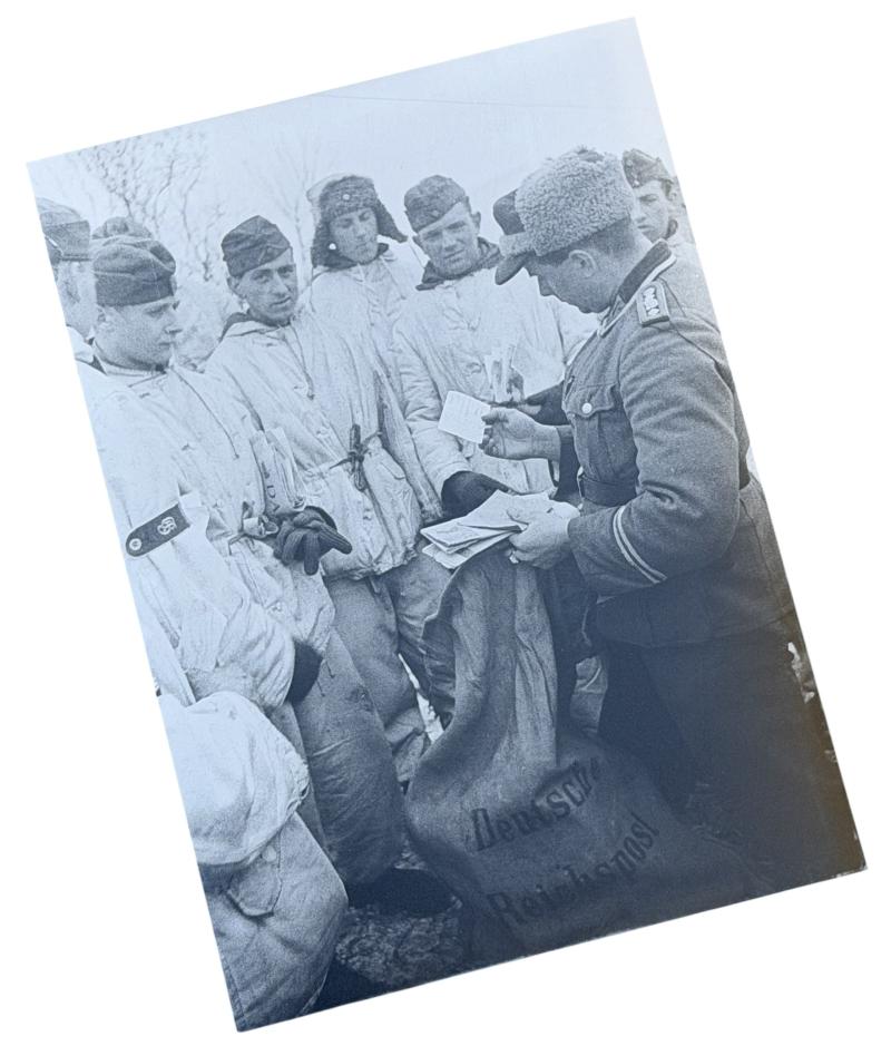 Very nice photograph of a GD Soldiers receiving Fieldpost