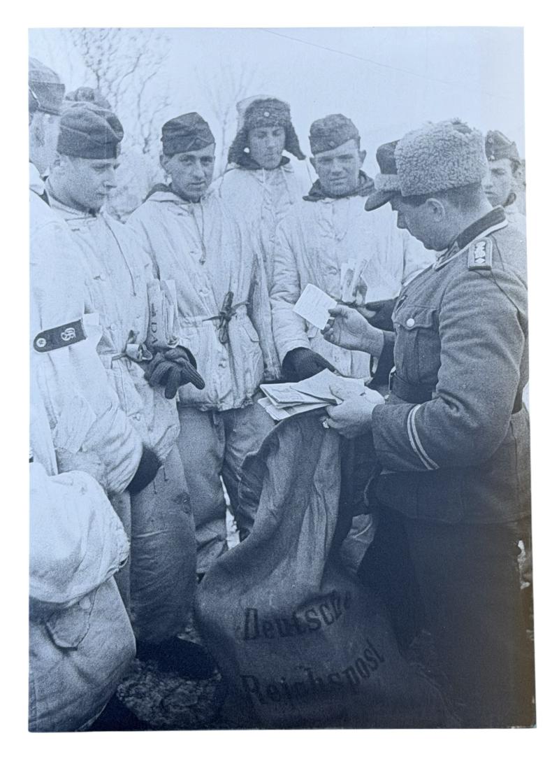 Very nice photograph of a GD Soldiers receiving Fieldpost