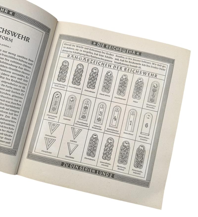 Third Reich Cigarette Album “Reichswehr”