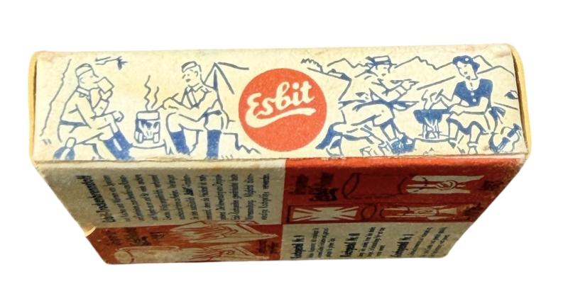 Wehrmacht Esbit Cooker with original Fuel Blok Packaging