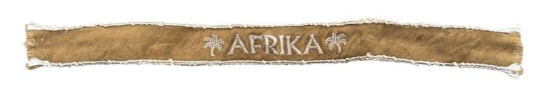 Afrika Korps Cuff Title