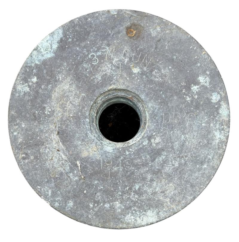 British WW2 QF 3.7-Inch AA Gun Brass Shell/Casing