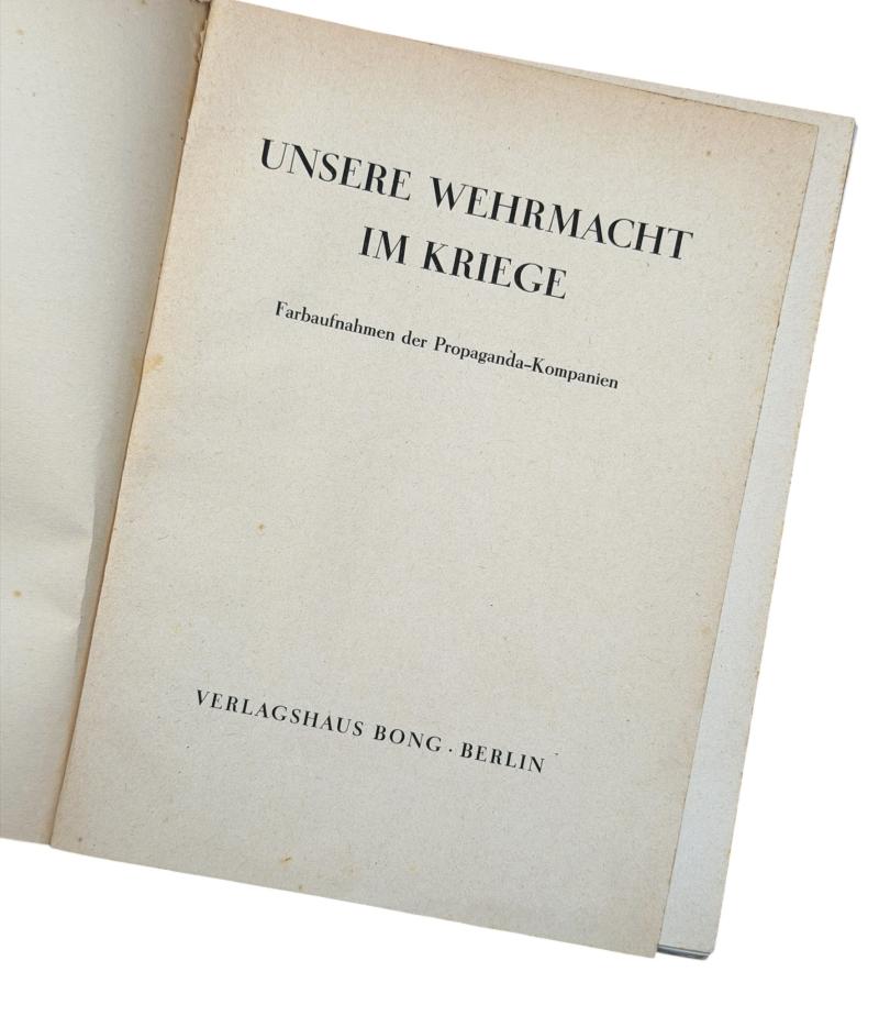 Unserne Wehrmacht Photo Book Propaganda Komp.