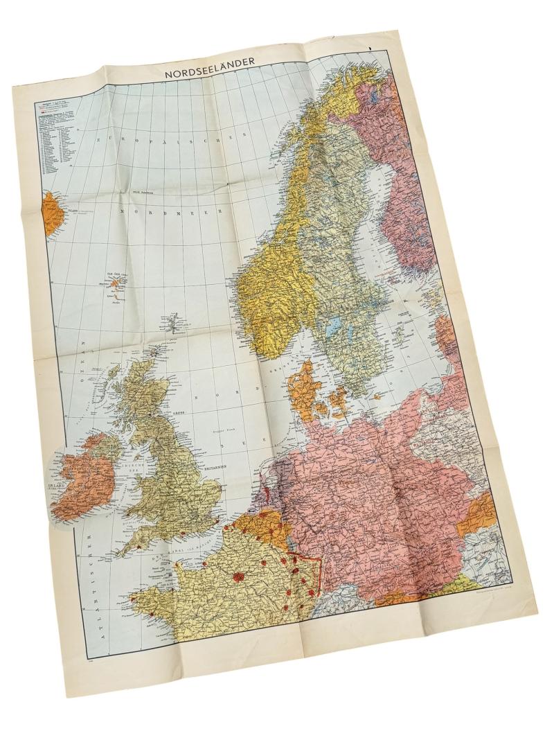 Wehrmacht Tornisterschrift Map