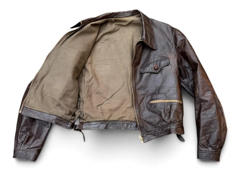 Luftwaffe leather Flight Jacket (French made)