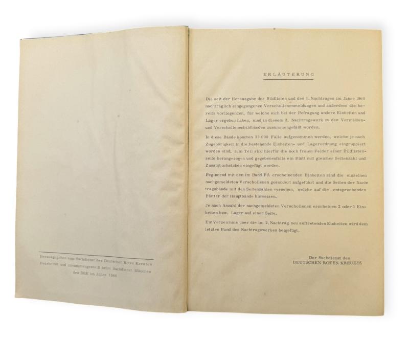 DRK Deutsches Rotes Kreutz Suchdienst Book