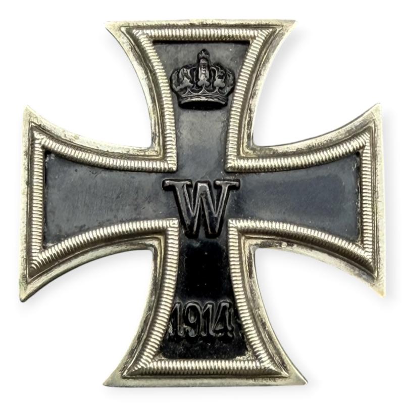 German WW1 Imperial Iron Cross First Class “1914” with Case and Clipboard Cover