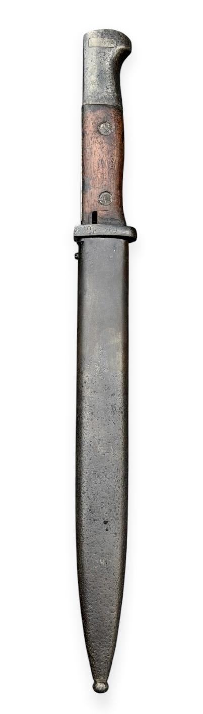 German WW1 Imperal Gewehr 98 Sawback Bayonet