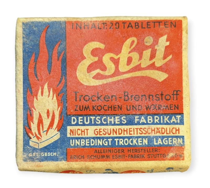 Wehrmacht Esbit Fuel Blok in Packaging