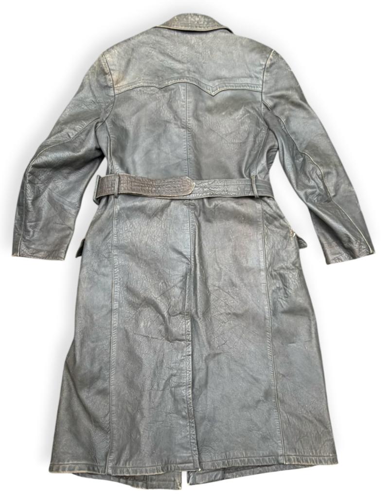 Wehrmacht Officers Leather Greatcoat