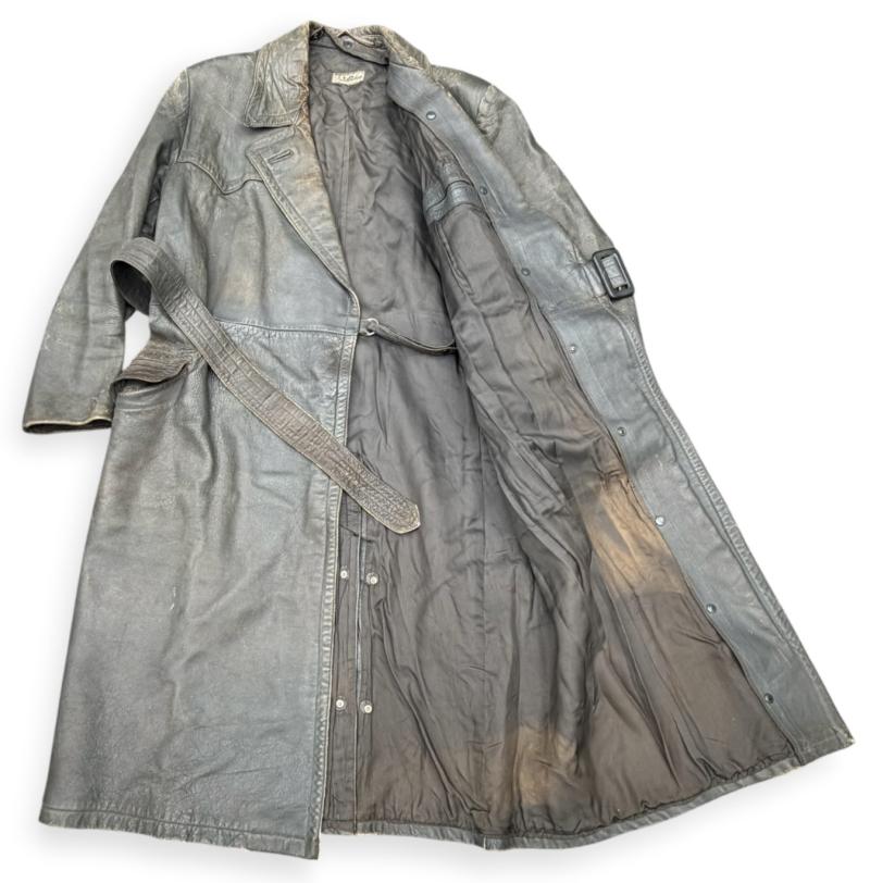Wehrmacht Officers Leather Greatcoat