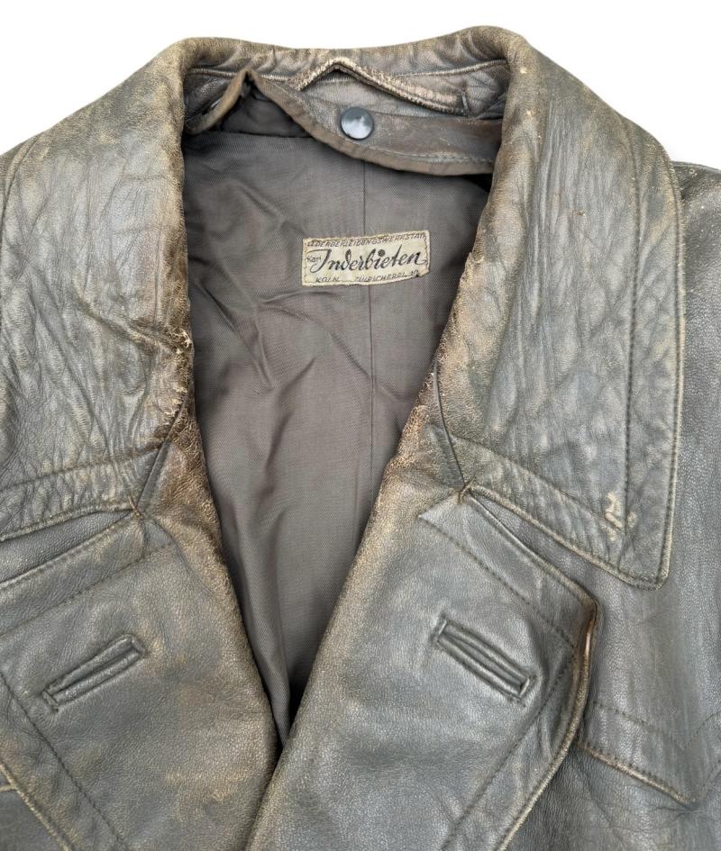 Wehrmacht Officers Leather Greatcoat