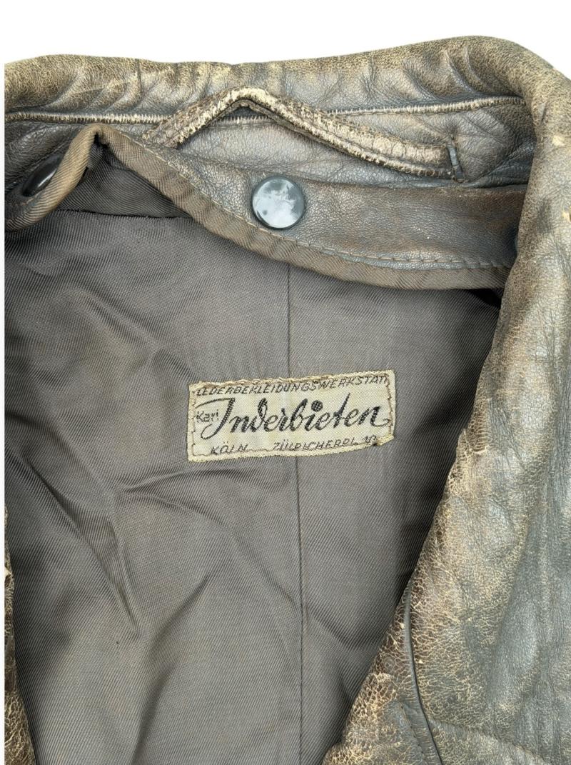 Wehrmacht Officers Leather Greatcoat