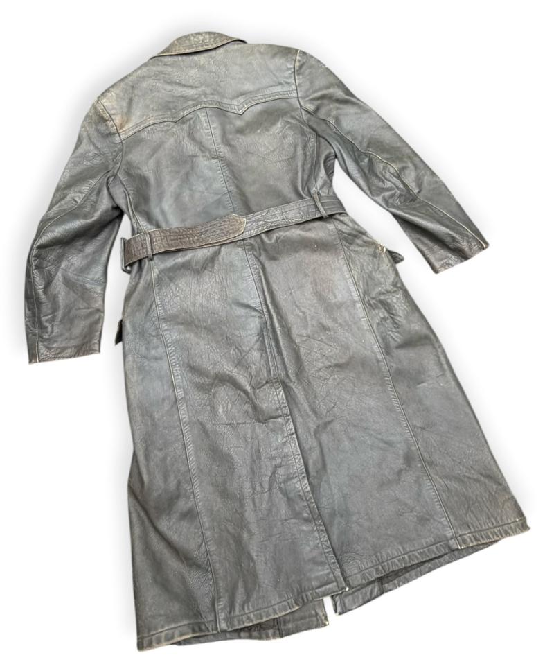 Wehrmacht Officers Leather Greatcoat