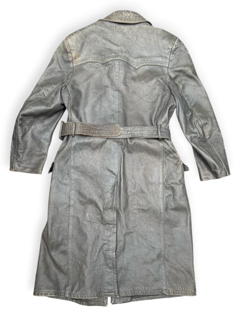 Wehrmacht Officers Leather Greatcoat