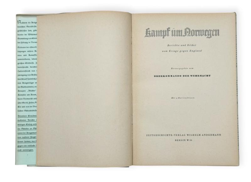 Kampf um Norwegen Book