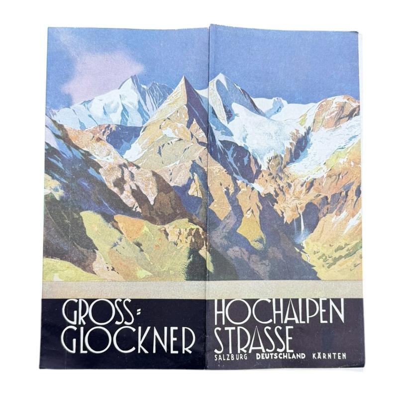 Third Reich Tourist Flyer Gross-Glockner - Hochalpen-Strasse