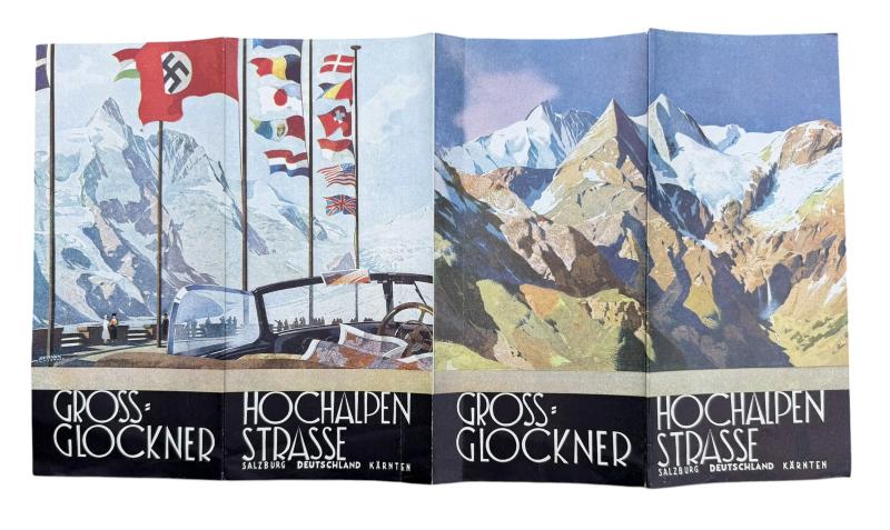 Third Reich Tourist Flyer Gross-Glockner - Hochalpen-Strasse