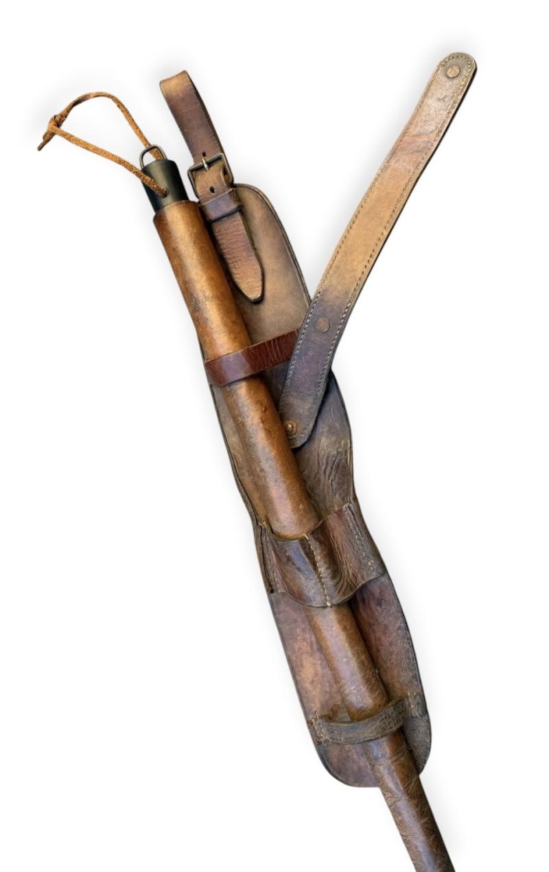 Wehrmacht or Dutch pre WW2 Horse Cavalry Baton in leather Cover