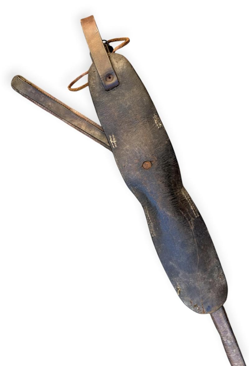 Wehrmacht or Dutch pre WW2 Horse Cavalry Baton in leather Cover