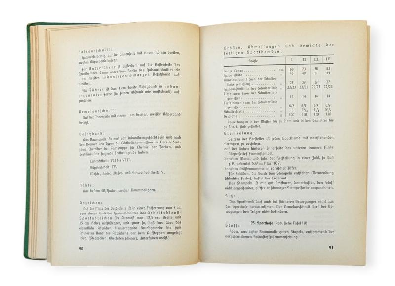 Reichs Arbeids Dienst Bekleidungsvorschrift für den Reichsarbeidsdienst Book