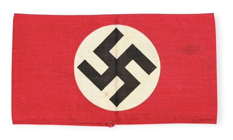 SA/NSDAP Swastika Armband (Marked)