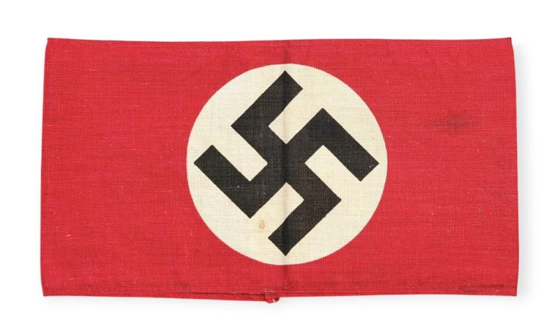 SA/NSDAP Swastika Armband (Marked)