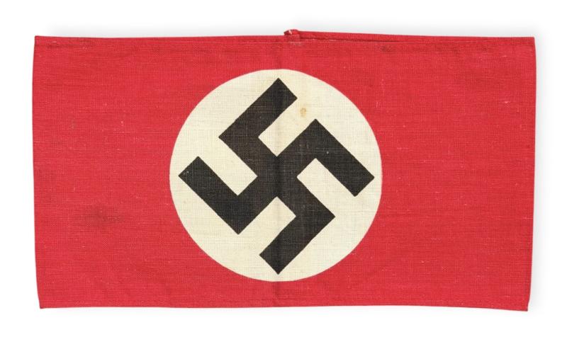 SA/NSDAP Swastika Armband (Marked)