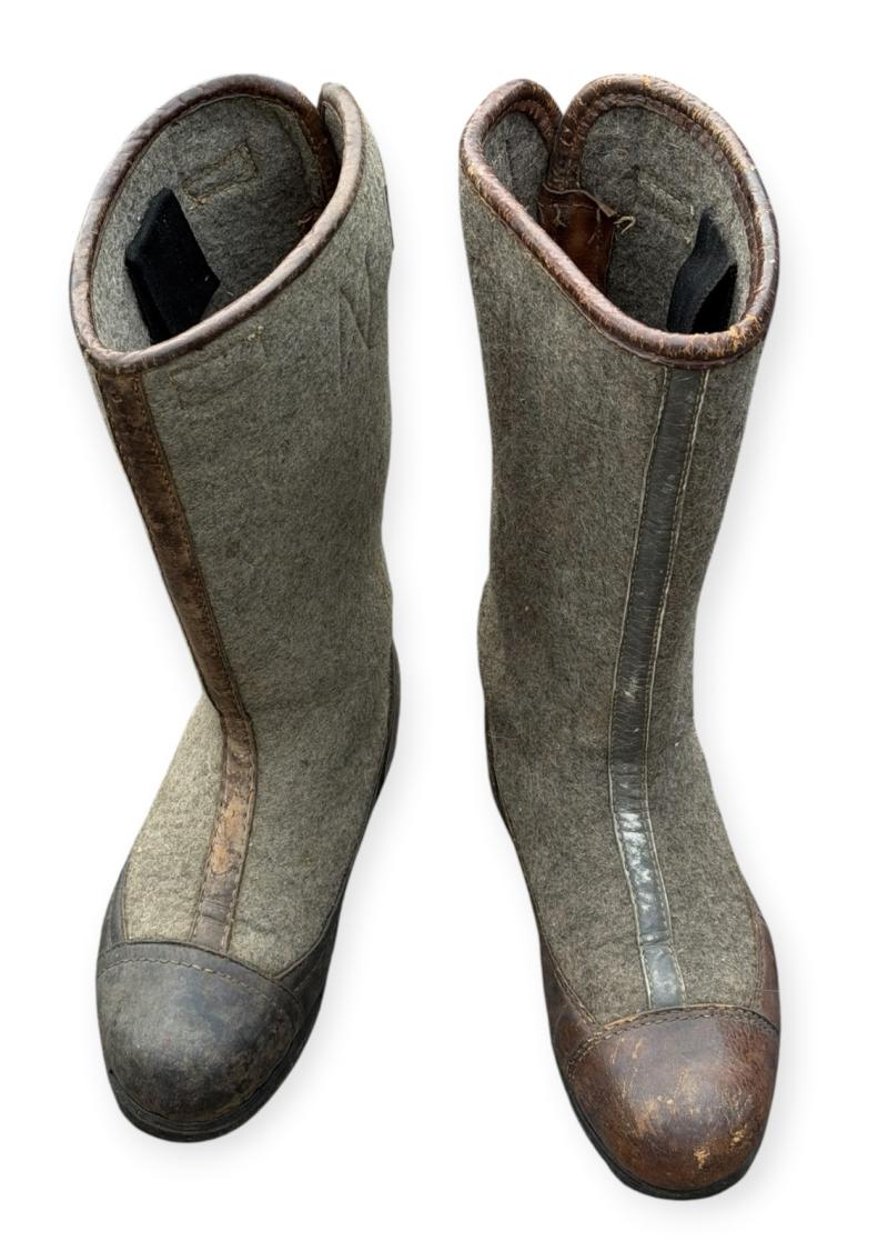 Wehrmacht early model Felt/Leather Winter Boots