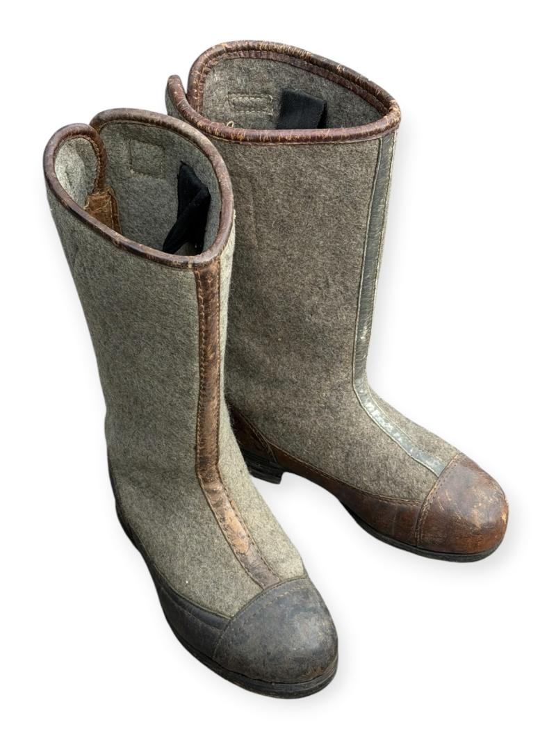 Wehrmacht early model Felt/Leather Winter Boots