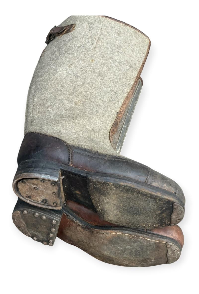 Wehrmacht early model Felt/Leather Winter Boots