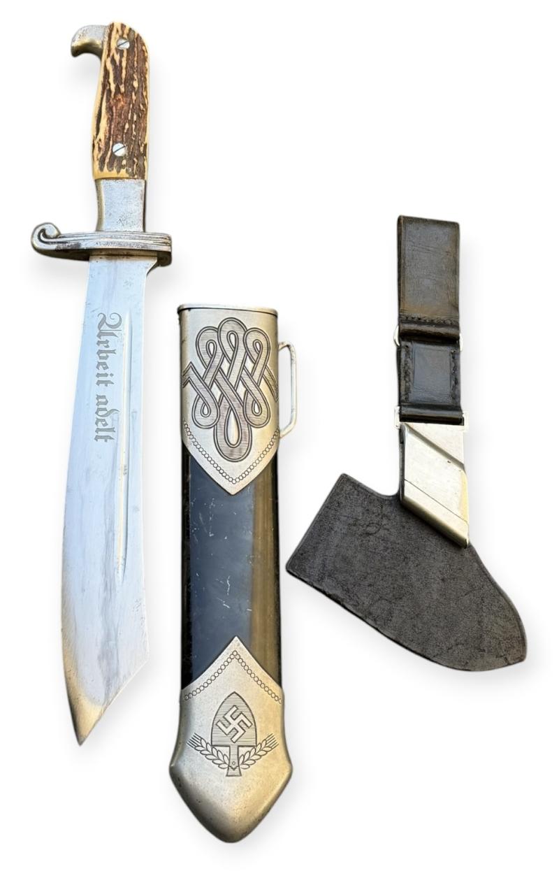 Reichs Arbeids Dienst Dagger (Hewer) and Hanger