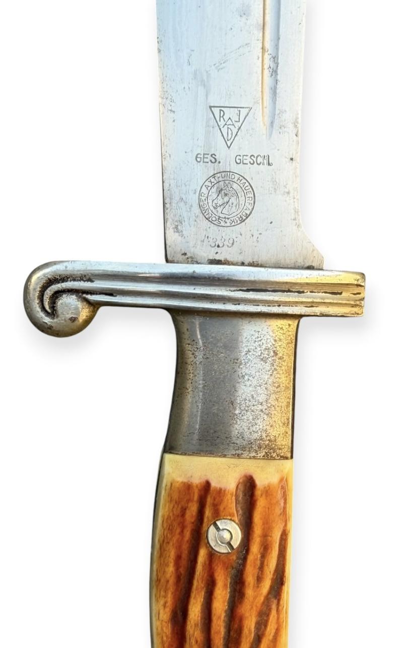 Reichs Arbeids Dienst Dagger (Hewer) and Hanger