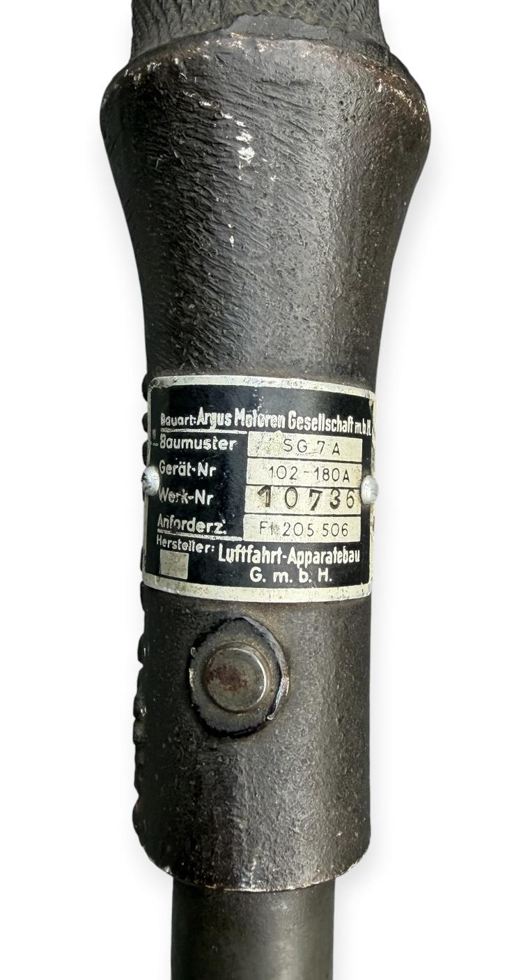 Luftwaffe Bomber hydraulic Turret Steering and Weapon (Machinegun) Firing Joy Stick