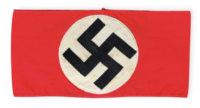 SA/NSDAP Swastika Armband (Marked)