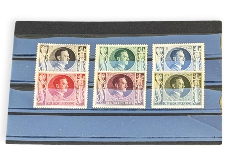 6 Adolf Hitler Postal Stamps