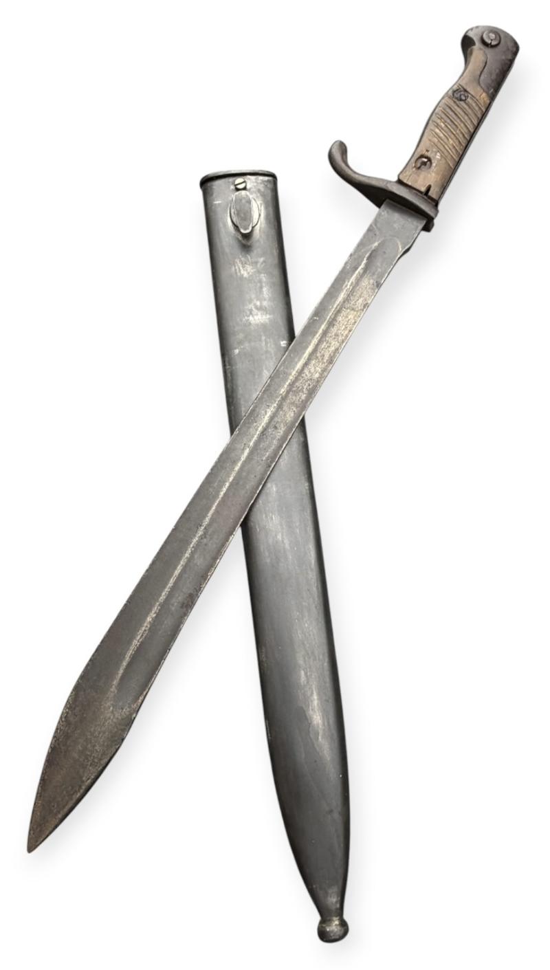 German WW1 Imperial ex Sawback Butcher Knife Bayonet