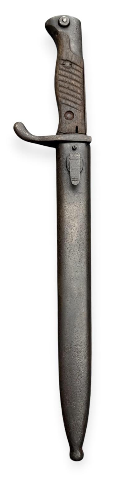 German WW1 Imperial shortened Sawback Butcher Knife Bayonet