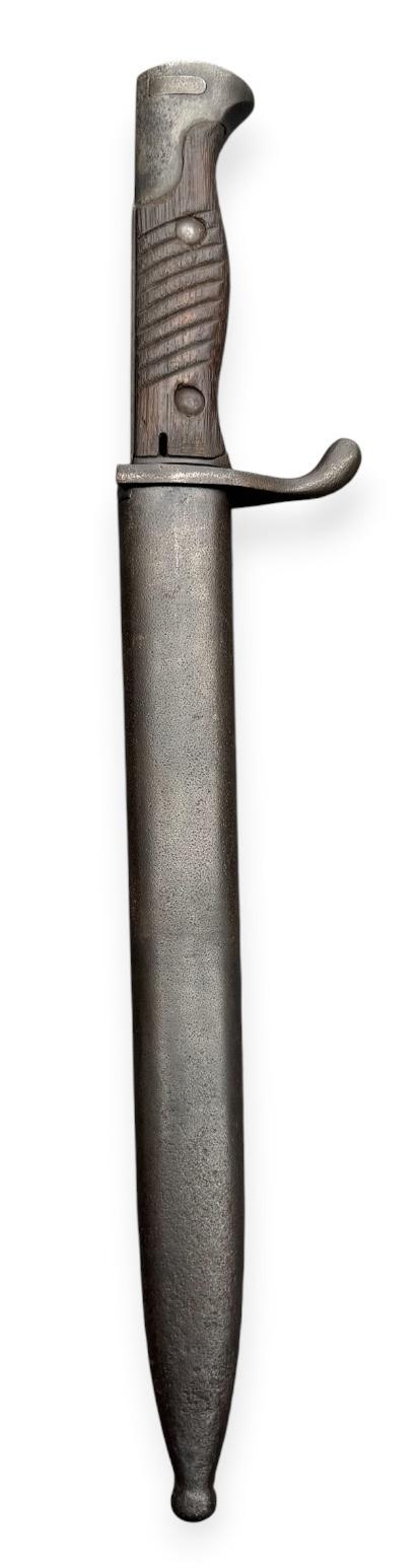 German WW1 Imperial shortened Sawback Butcher Knife Bayonet